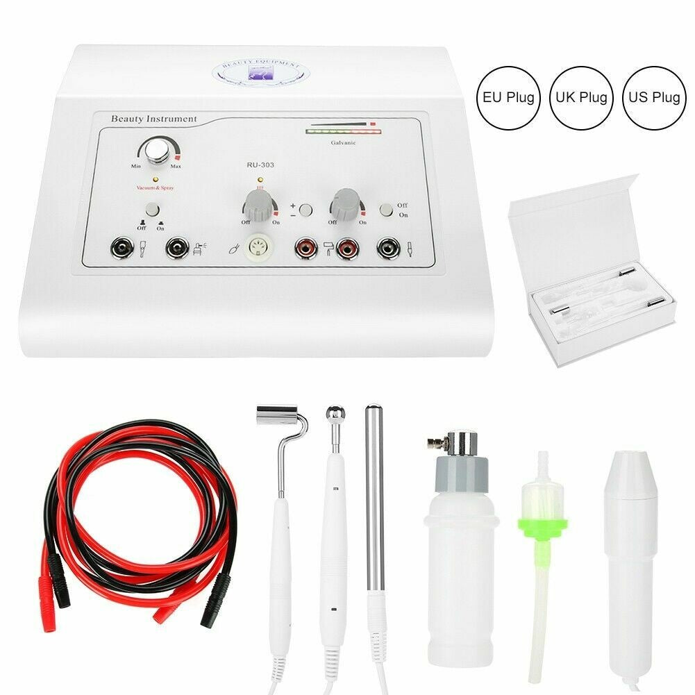 High Frequency Galvanic Vacuum Spray Facial Beauty Machine Vacuum Spray