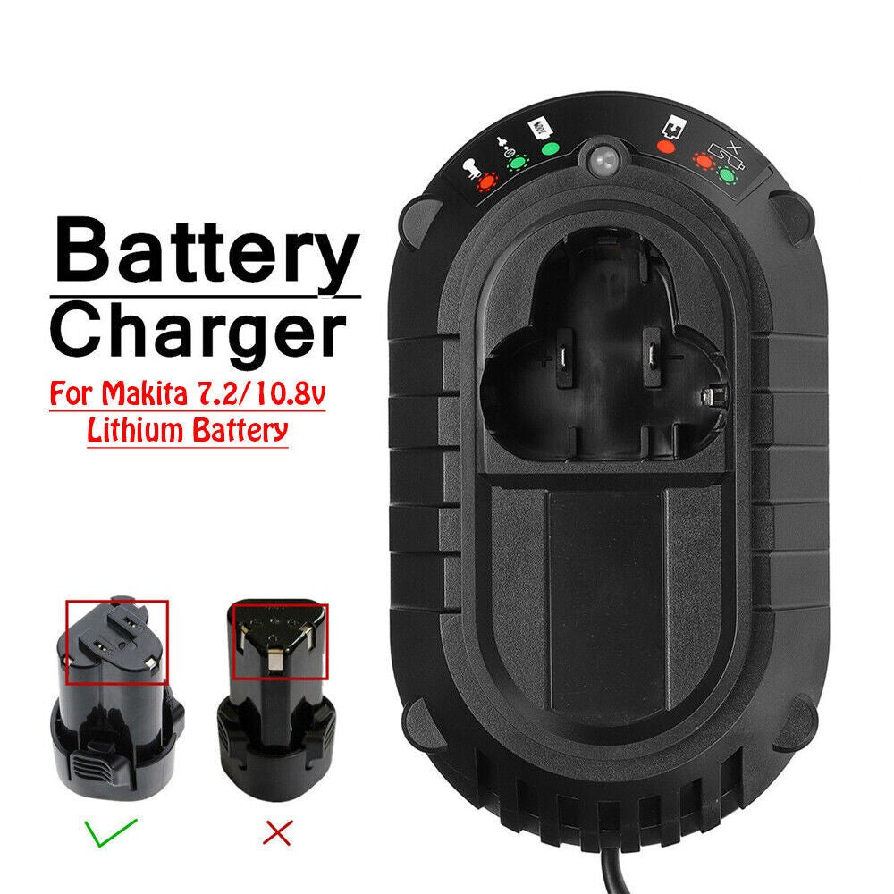 Fast Battery Charger For Makita BL1013 BL7010 DC10WA 10.8V/12V Li-ion Battery UK