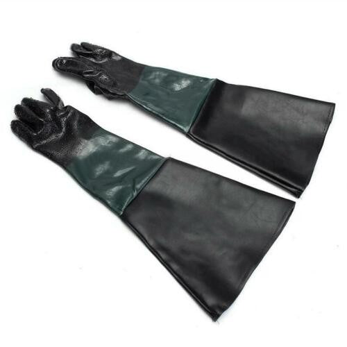 1Pair High-Quality Sandblasting Gloves for Sand Blast Cabinet Blasting 60cm