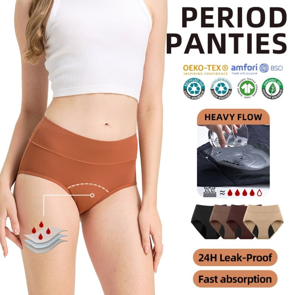 Womens Stretchy Period Knickers Leak Proof Menstrual Underwear Panties
