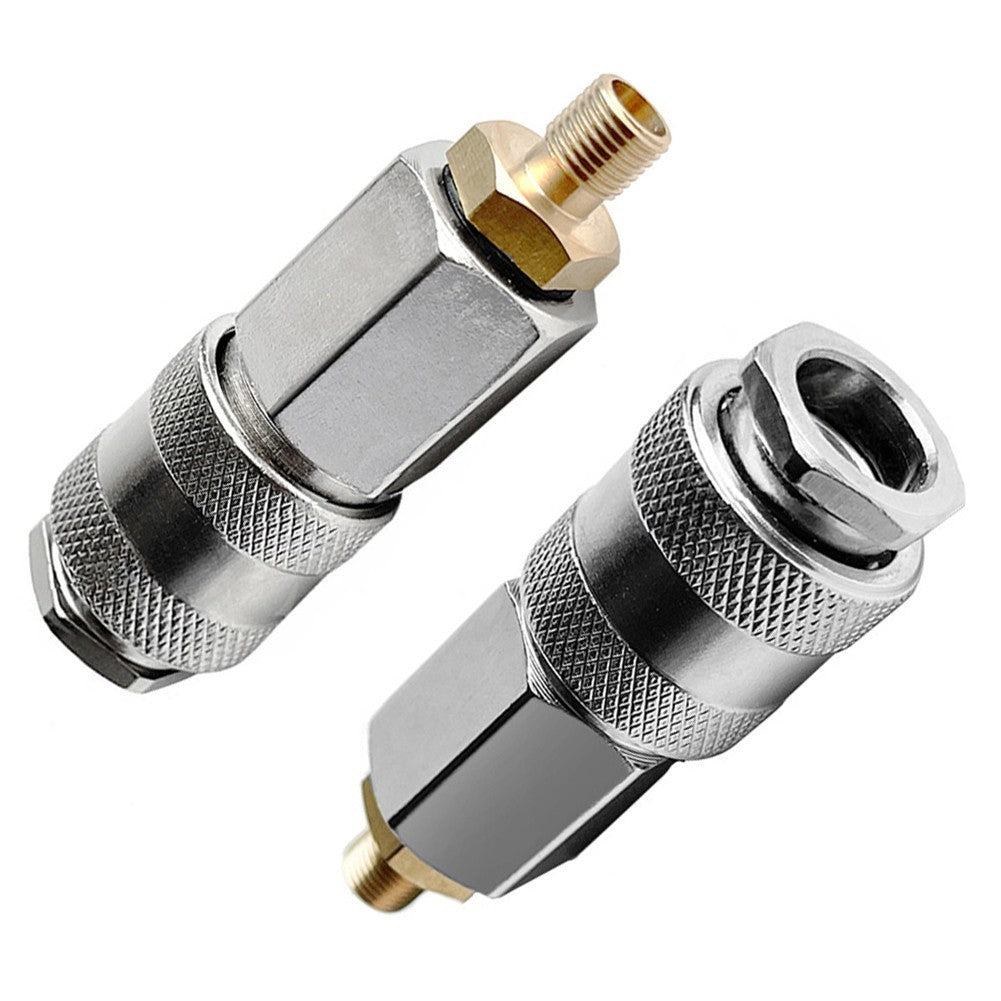 2pcs Lightweight Steel Tyre Valve Adapter 3-in-1 for Portable Inflators