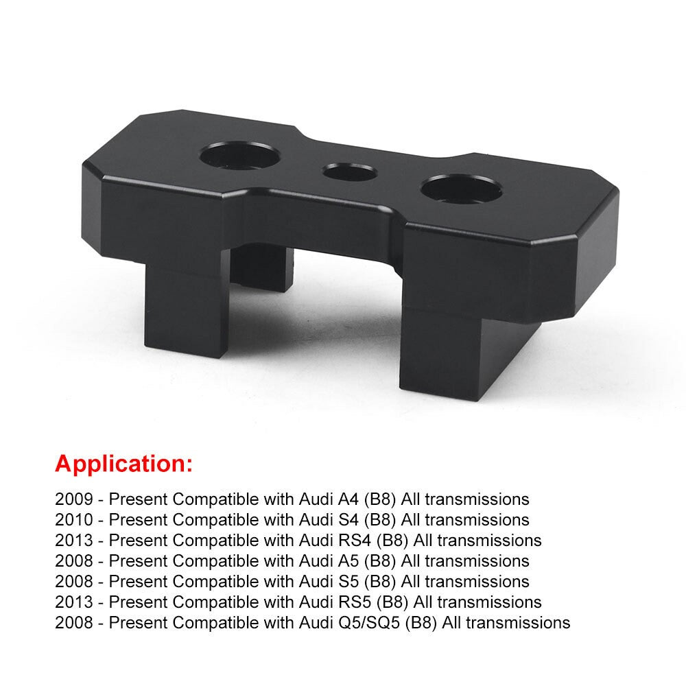 Billet Transmission Mount Insert For Audi B8 Chassis Models A4 A5 S4 S5 SQ5 Q5