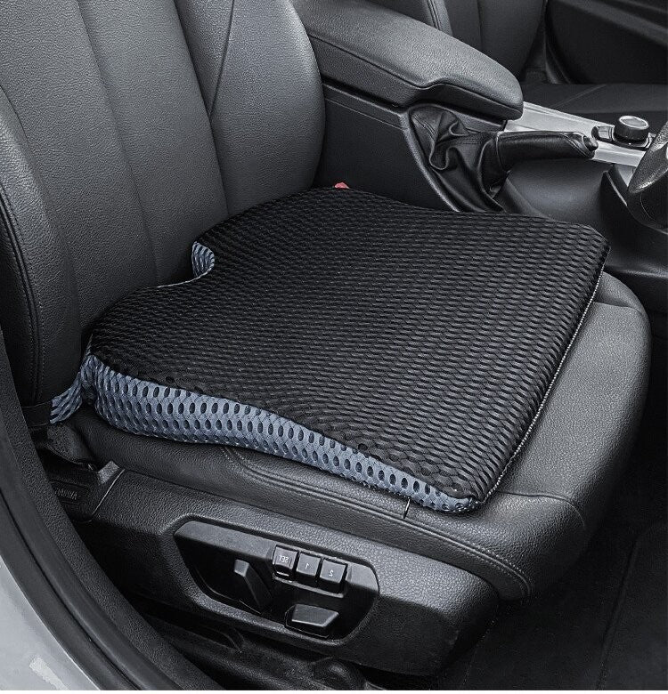 Memory Foam Thick Car Front Seat Cushion Office Chair Wedge Breathable Pad Mat A