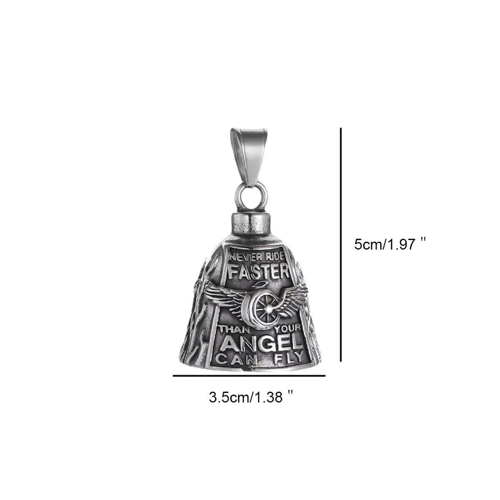 Motorcycle Bells for Biker Good Luck Guardian Riding Bells Luck Bell for Bike