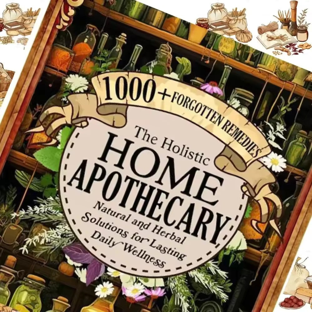 The Holistic Home Apothecary Book 1000+ Herbal Remedies & Natural Guide UK Stock
