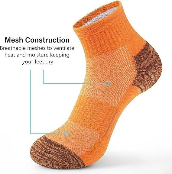Mens Womens Cotton Trainer Socks Ankle Quarter Crew Sports Casual Sock Lot