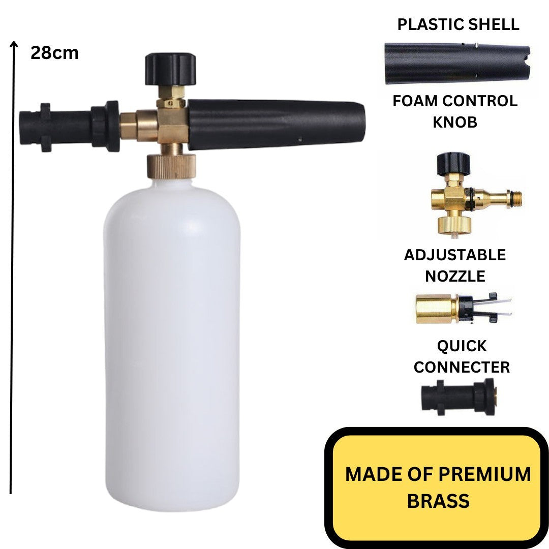 1L Snow Foam Lance Cannon Bottle for Karcher K2-K7 Car Pressure Washer Gun