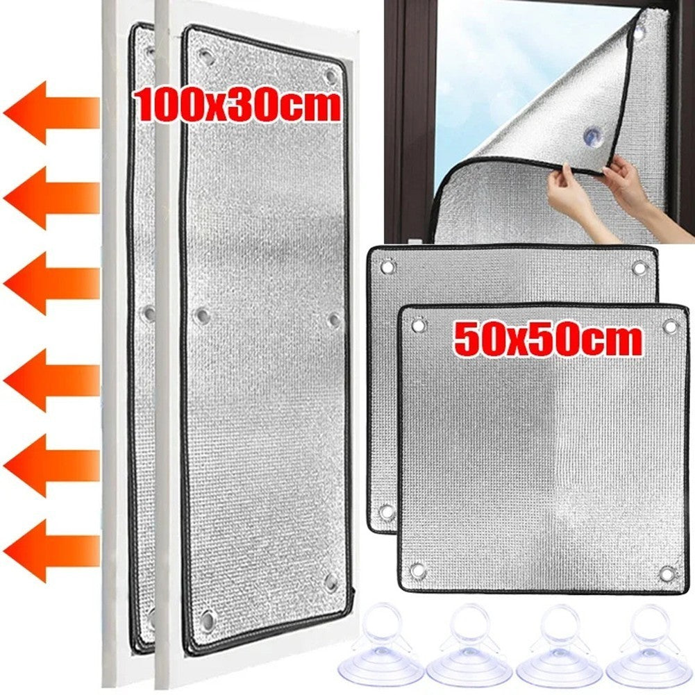 Heat Insulation Aluminum Foil Window Film with Suction Cup for Easy Installation