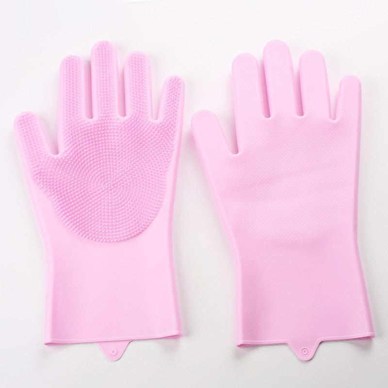 Portable Household Anti-Scratch And Anti-Bite Pet Bathing Gloves