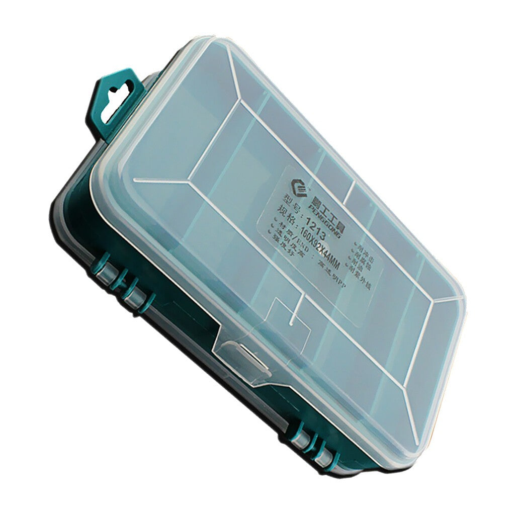 8 Compartment Professional Tool Organiser Case Box Storage Screw Nail Nut Bolt