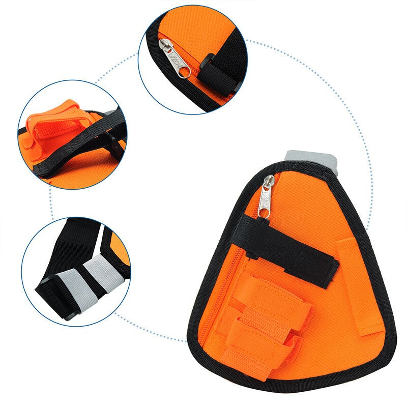 Radio Harness Bag Front Pack Triangle Chest Bag Pouch Walkie Talkie Adjustable