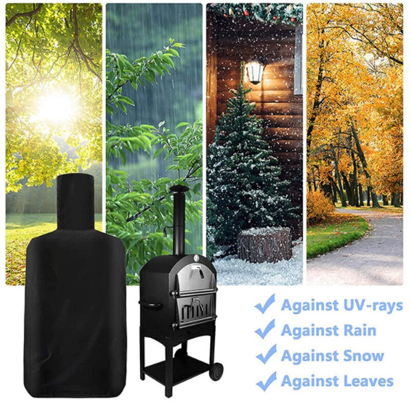 Heavy-Duty Outdoor Pizza Oven Cover Bread Oven BBQ Rain Dust Protector-Cover UK
