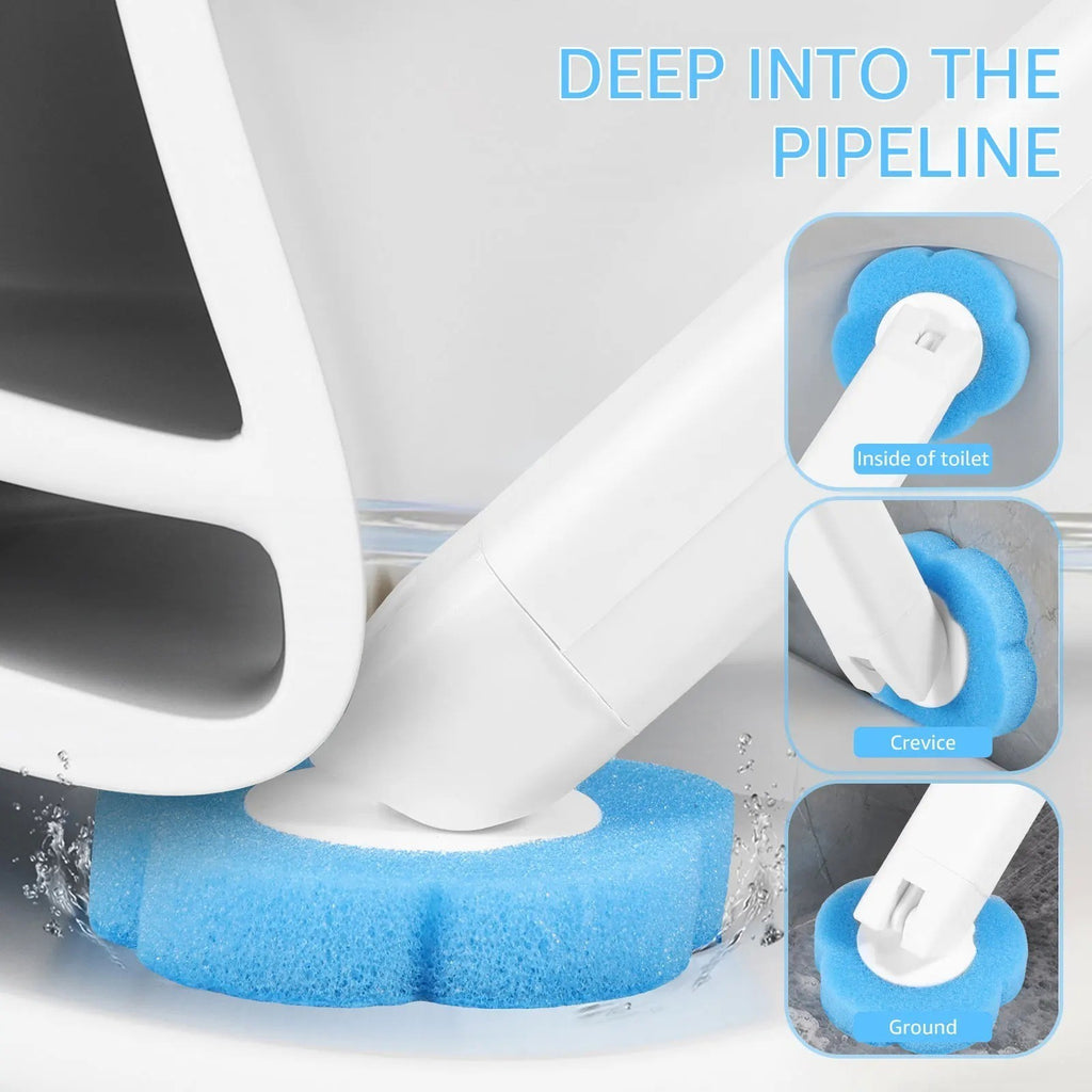UK Disposable Toilet Brush Replacement Heads – Three Colors & Scents