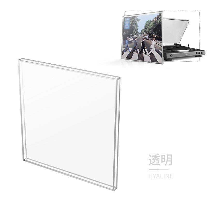 Acrylic Clear Vinyl Record CD Magazines Display Case Dustproof Protective Covers