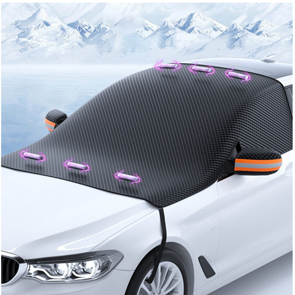 Magnetic Car Windscreen Cover Windshield Oxford Cloth Snow Ice Frost Sun UV Dust