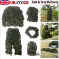 Woodland Ghillie Suit-Forest Sniper Camouflage Hunting Gear ( Bag Included)