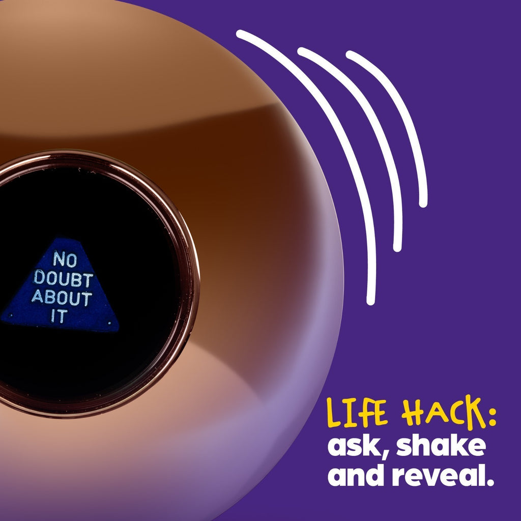 Wicked Gizmos Magic 8 Ball Rose Gold Retro Novelty Gift with 15 Predictions