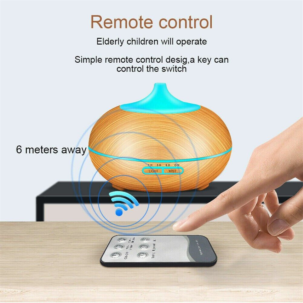 Essential Oil Diffuser Aroma Humidifier LED Ultrasonic Aromatherapy Air Purifier