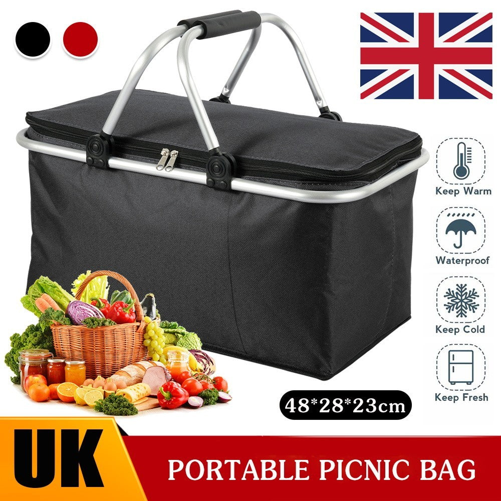 30L Extra Large Cooling Cooler Cool Bag Box Picnic Camping Food Ice Drink Lunch