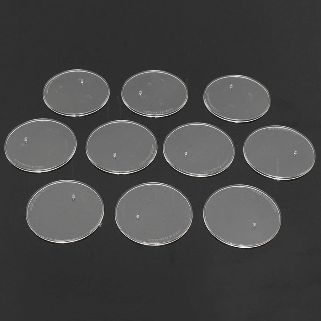 10X Action Figure Model Display Stands For Most 6-8" Plastic Round
