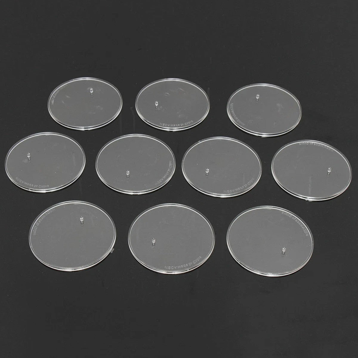 10X Action Figure Model Display Stands For Most 6-8" Plastic Round