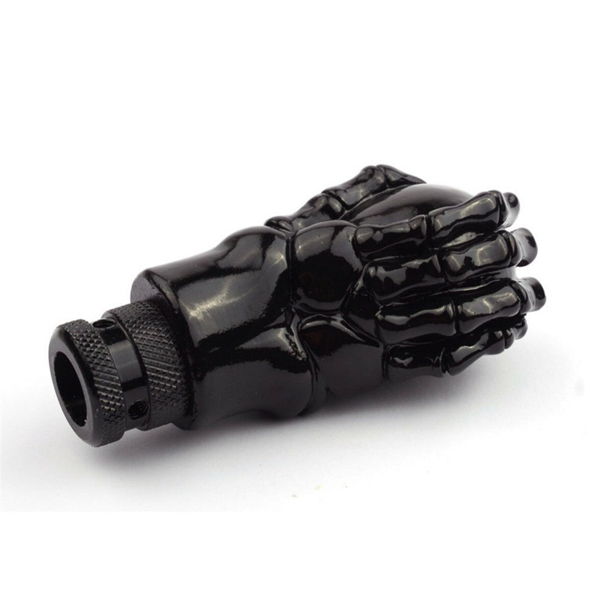 Manual Gear Stick Shift Car Shifter Lever Knob Black Skull Head Style Metal