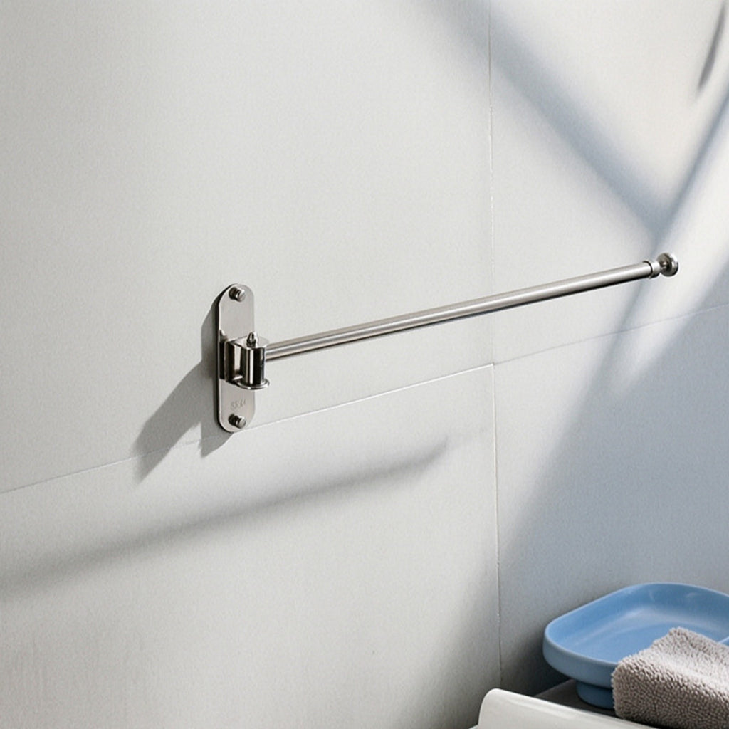 Towel Bar with Rotating Arm Heavy Duty Swing Arm Towel Bar Smooth for Bathroom