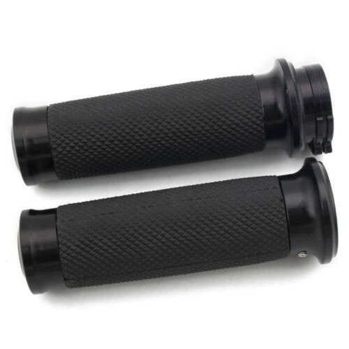 1 Pair  25mm Motorcycle Black Handle Bar Hand Grips for Harley XL883 1200 1 inch