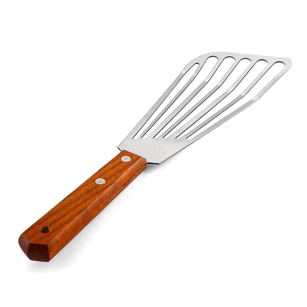 Stainless Steel Fish Spatula Slotted Turner Frying Spatula Leaky Shovel