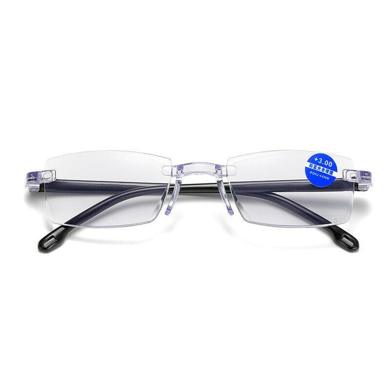 5x Automatic zoom Reading Glasses Reading Aid Visual Aid Blue Light Filter +1~+2