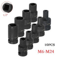 For T-Handle Tap Holder 1/2 Inch Tap Socket M6-M24 Socket Restricted Access Use