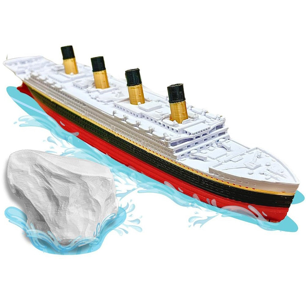 1-Pack Split In Half Titanic Bath Boat And Pool Toy, Break In Half Titanic Toys