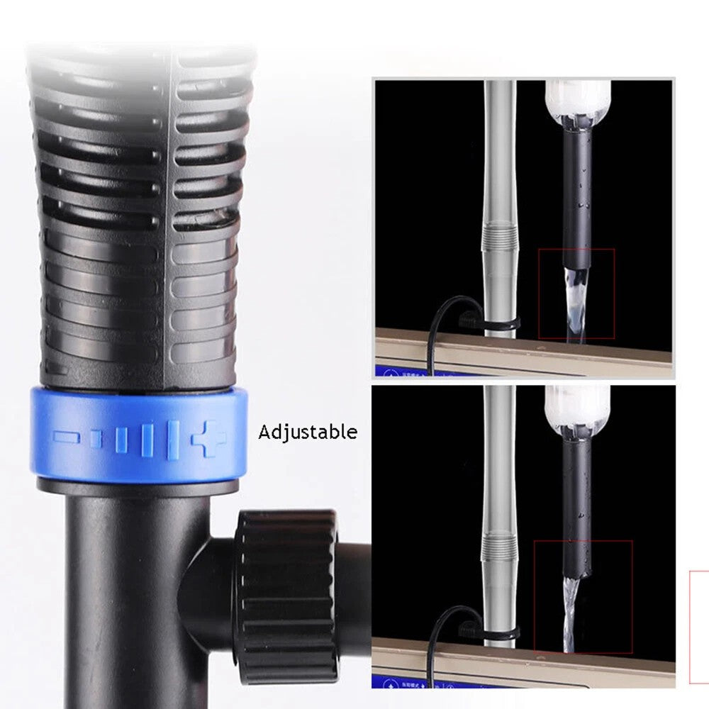 Aquarium Gravel Battery Fish Tank Vacuum Siphon Syphon Cleaner Filter Pump