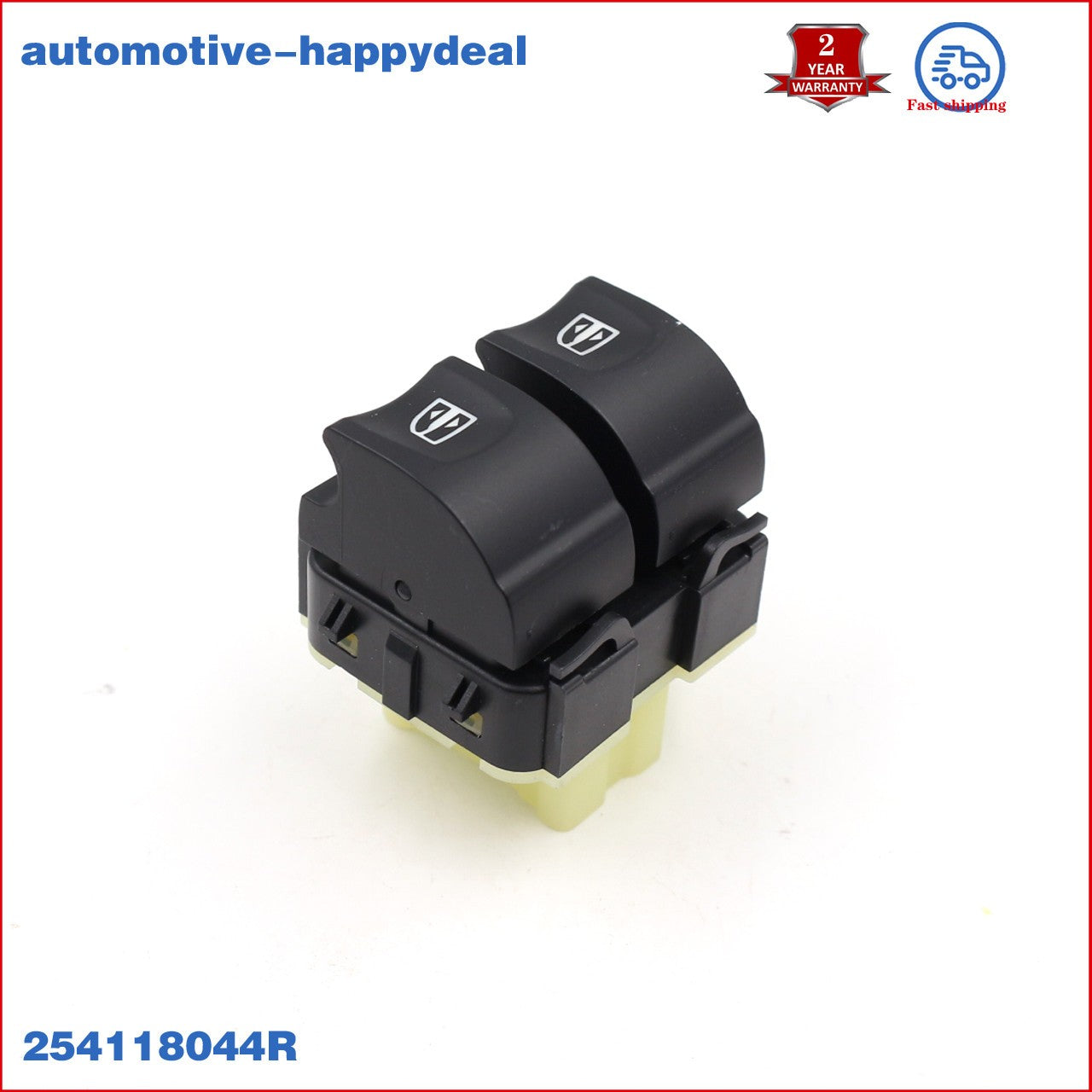 254118044R  ELECTRIC WINDOW DOUBLE SWITCH FRONT RIGHT FOR RENAULT CLIO 4 IV NEW