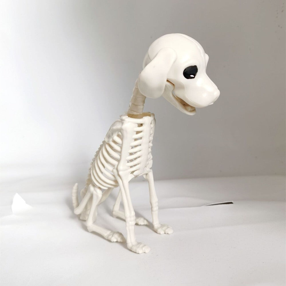 Halloween Scary Skeleton Dog Prop Animal Bones Party Shop Decoration Horror