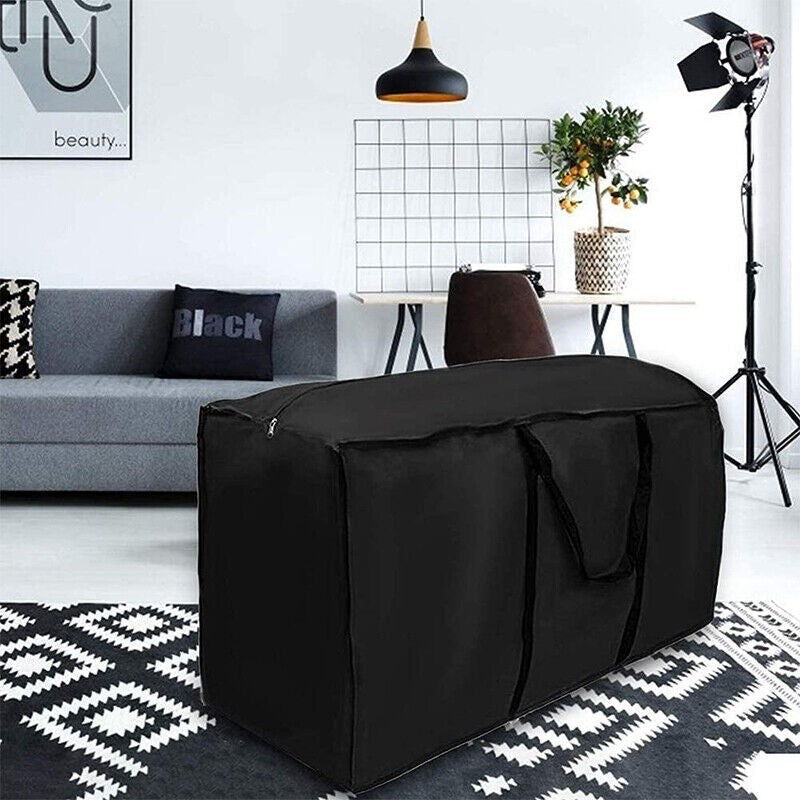 Extra Large Zipped Waterproof Garden Furniture Cushion Storage Bag Heavy Duty