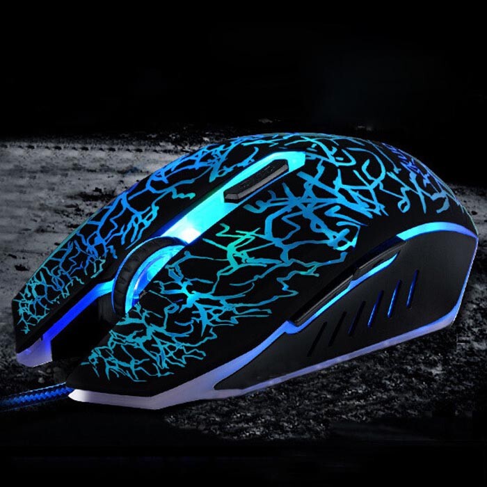 USB Wired Adjustable 3600 DPI High Performance RGB Backlit PC Gaming Mouse UK