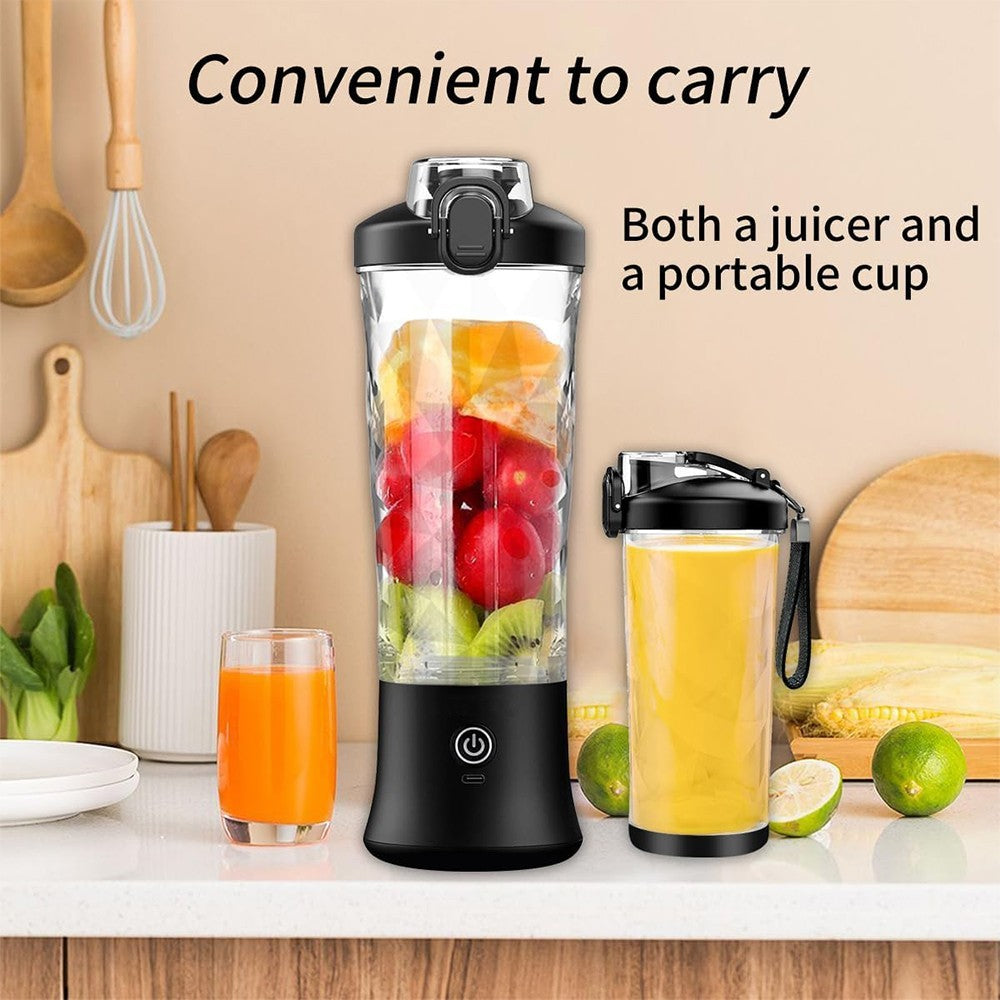 600ML Portable Blender Personal Blenders for Shakes Smoothie Maker Fruit Juicer