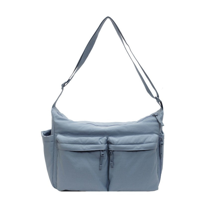 Canvas Shoulder Messenger Bag Large Capacity Retro Work Student UK