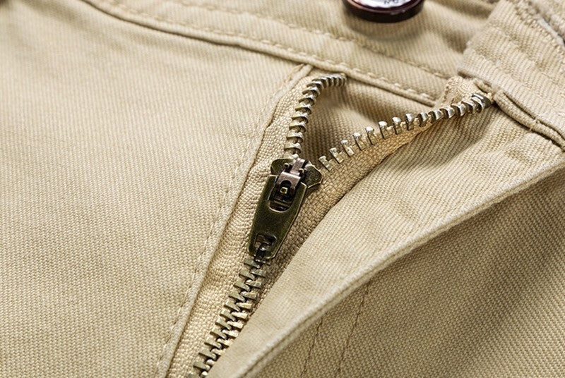 Men Stretch Chino Shorts Cotton Summer Half Pant Casual Cargo Combat Golf Shorts