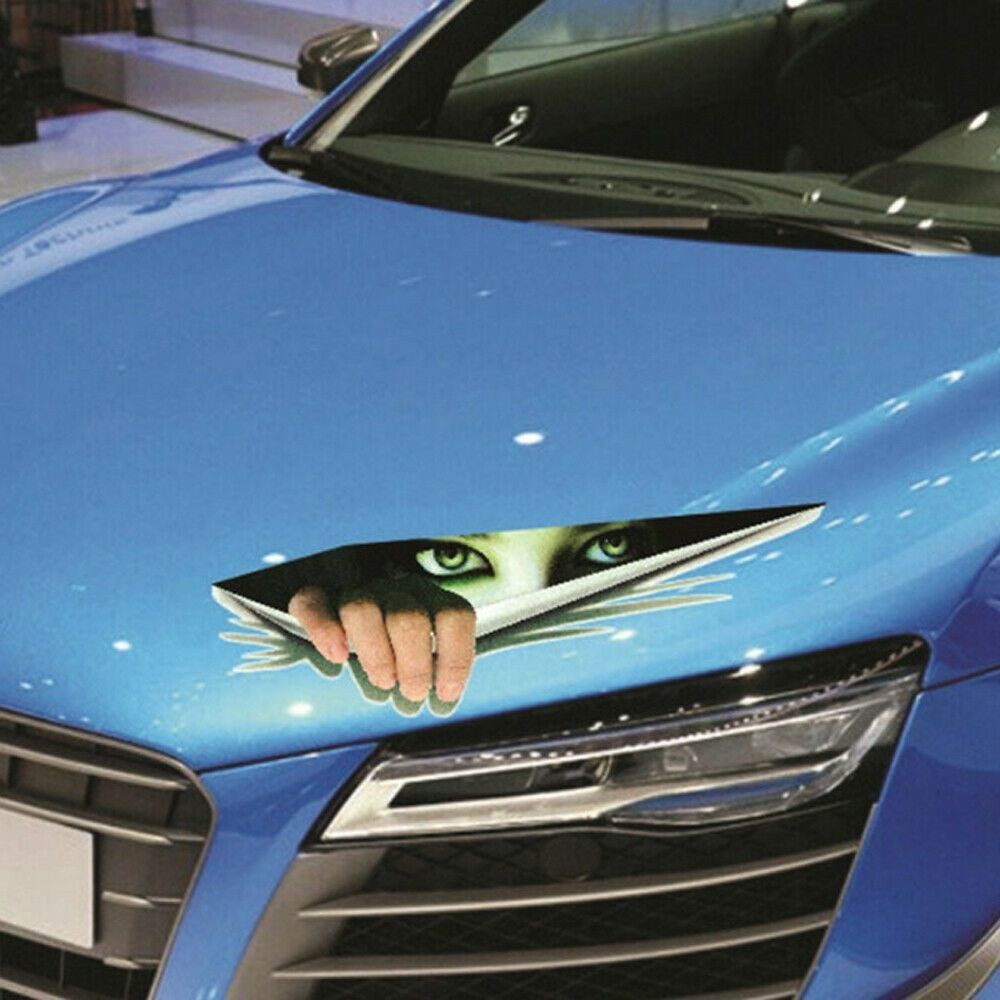 Accessories 3D Auto Decal Window Car Stickers Scary Eyes Auto-styling Peeking
