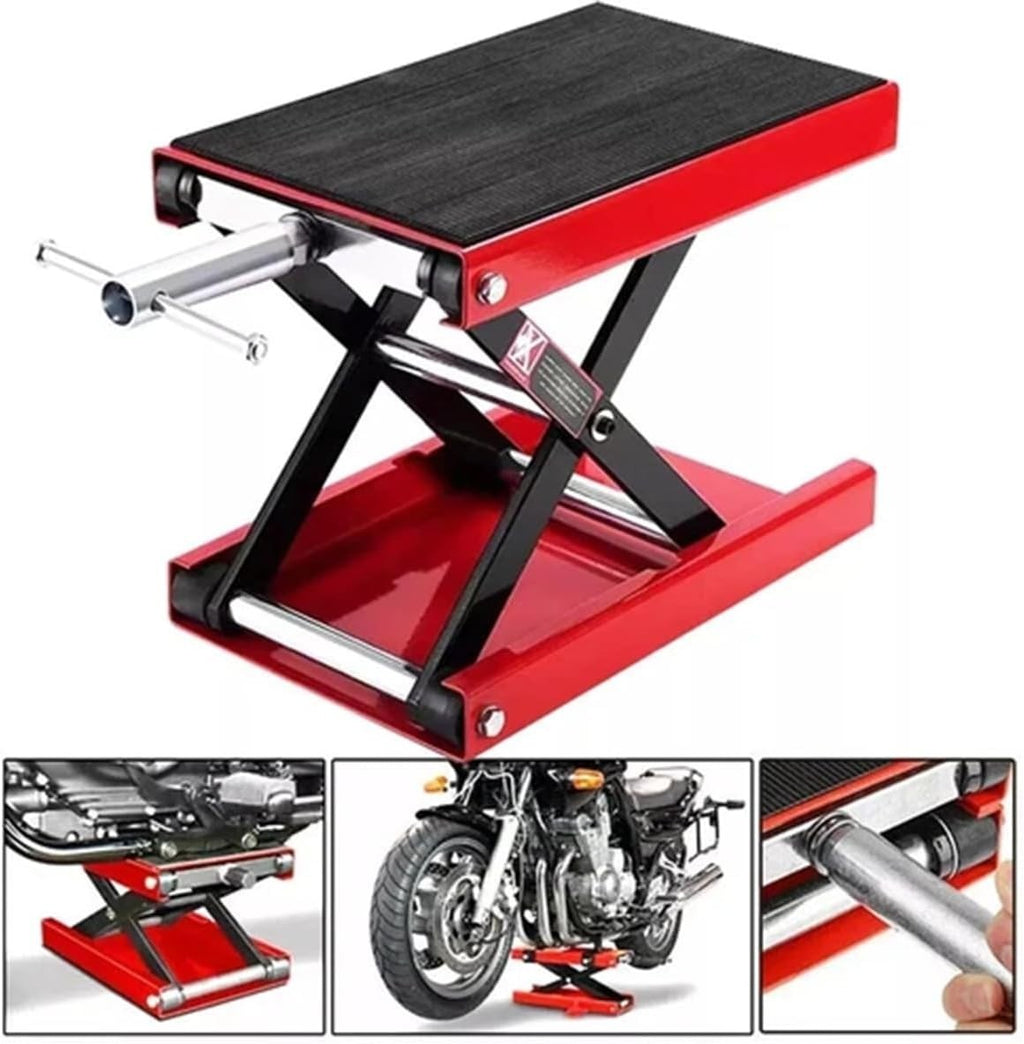 Motorcycle Scissor Jack Lift 500KG Motorbike Motorcycle Table Height Adjustable