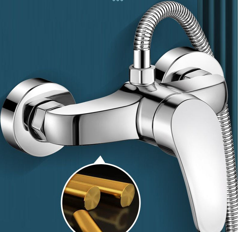 Bathroom shower faucet shower faucet brass mixer tap single lever mixer chrome