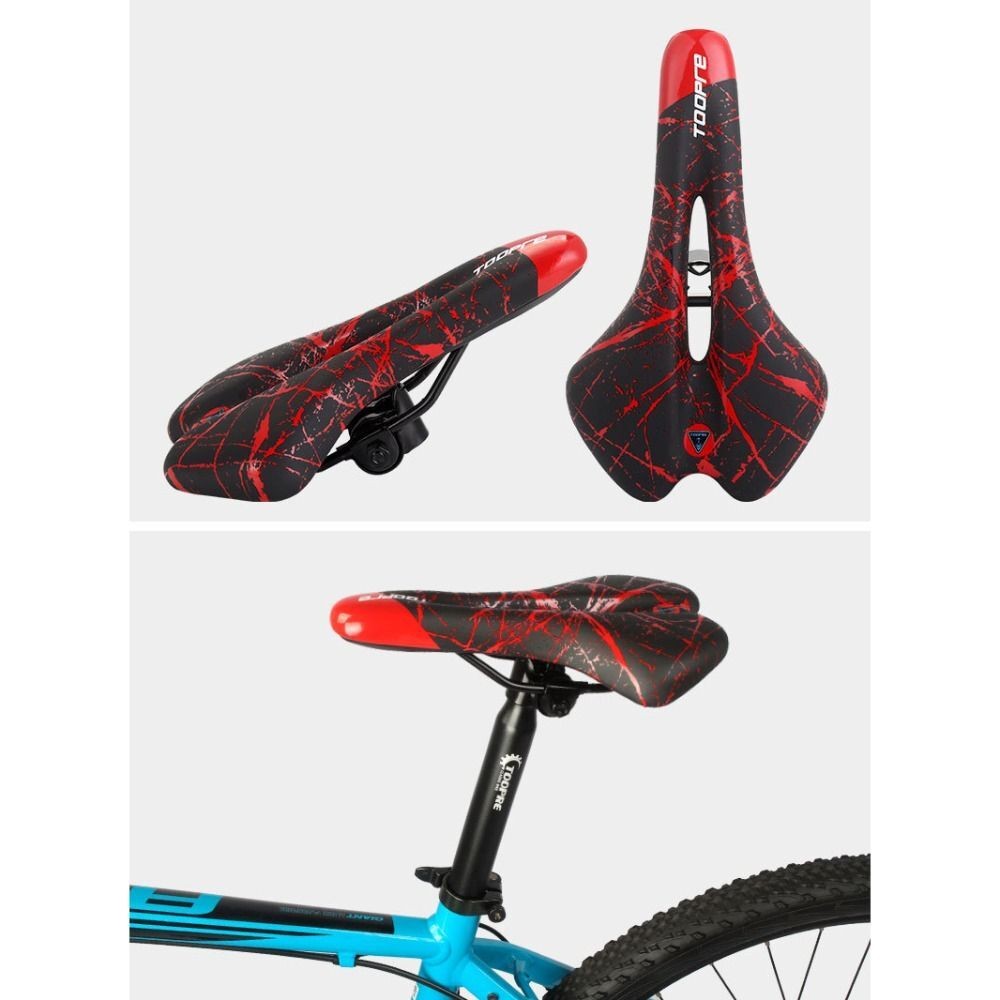 Gel Filled Bicycle Saddle Comfortable Mountain Road Bike Seat Soft MTB Seat