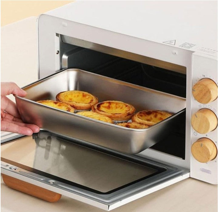 Stainless Steel Baking Pans Cake Pan,Stainless Steel Square Plate With Lid