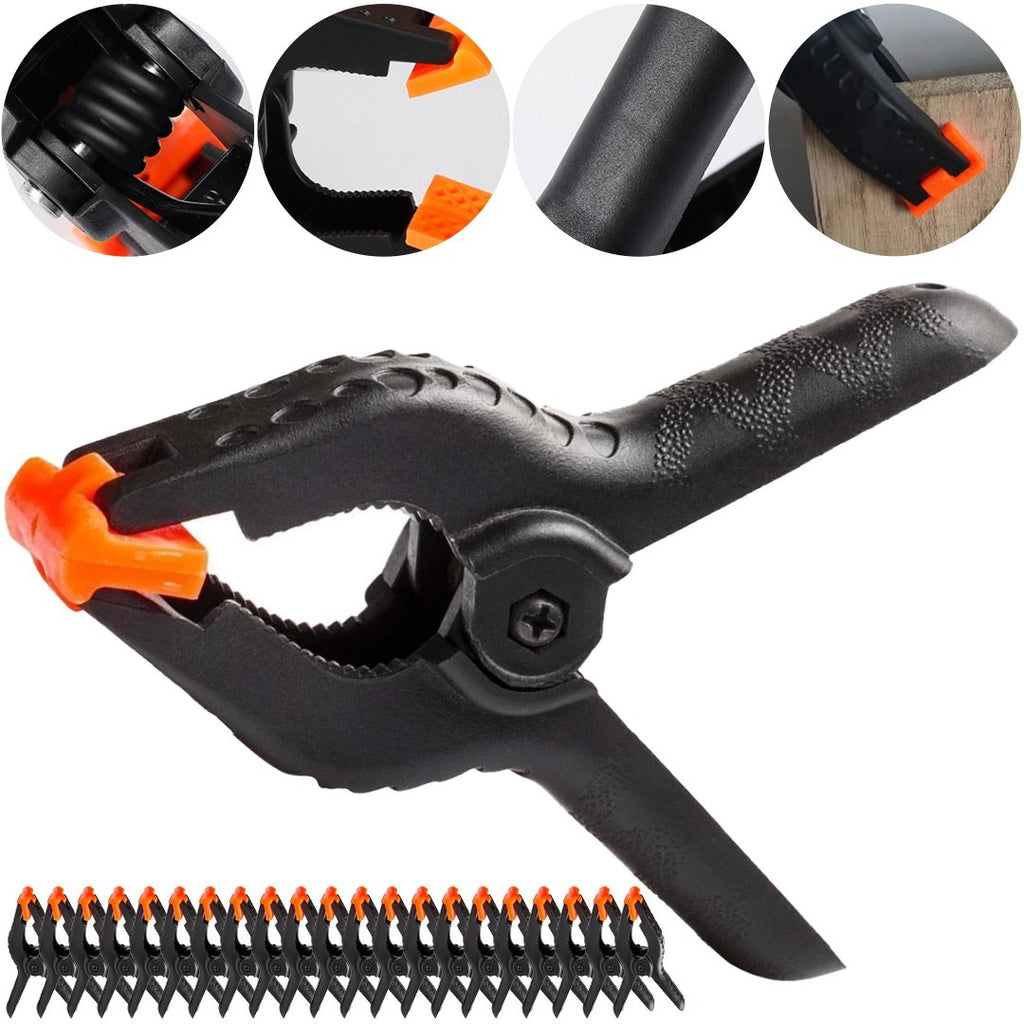 22 X Large Spring Clamps  Set Heavy Duty Market Tarpaulin Quick Grip Clips