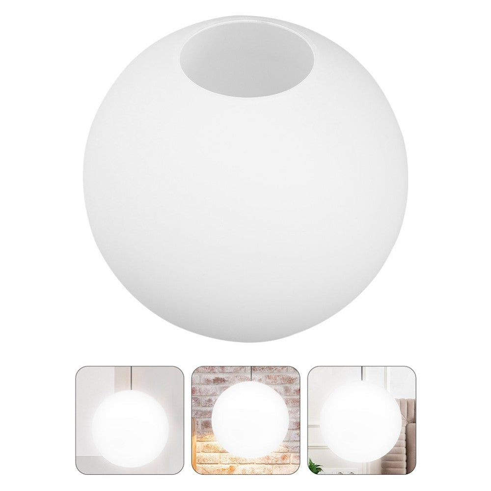 White Frosted Glass Globe Lamp Shade Glass Globe Lamp Shade Replacement Round