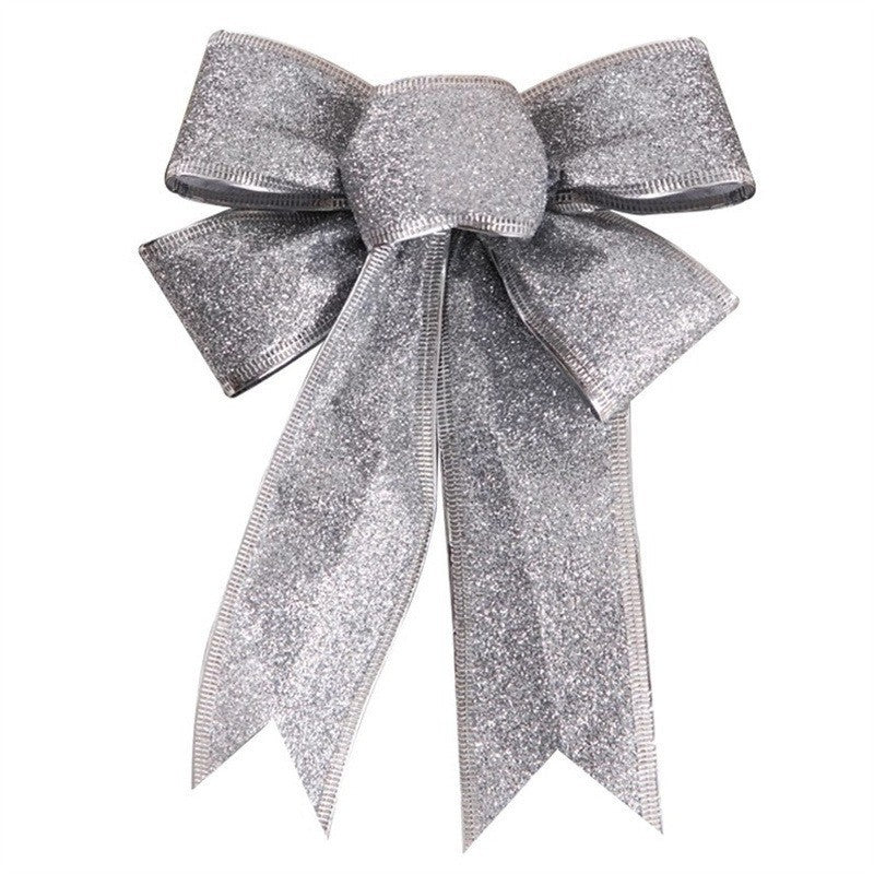 10X Large Bows Christmas Tree Bowknot Ornaments Party Gift for for XMAS Wreath