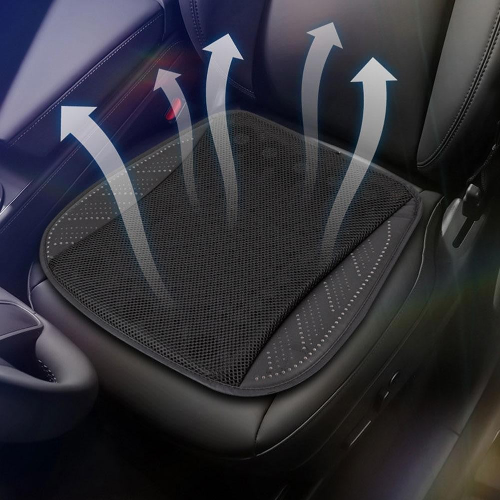 Universal Seat Cooling Cushion USB Fan Ventilated Car Chair Pad 8 Fan 3 Speed