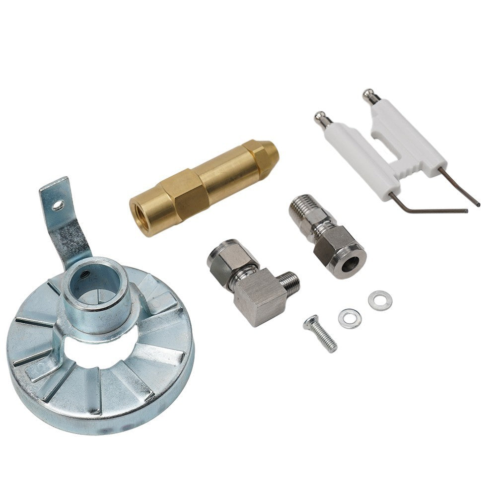 Waste Oil Burner Nozzle Siphon Air Atomizing Spray Nozzle Electrode  0.5-2.0mm.